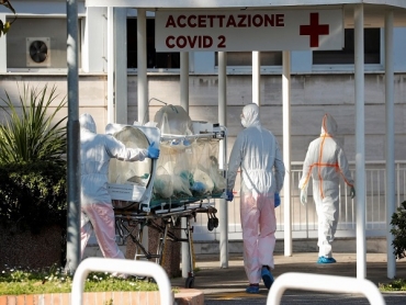 إيطاليا تسجل 349 حالة وفاة جديدة بفيروس كورونا