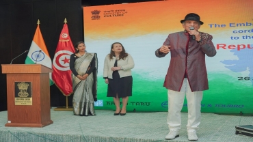 موسيقى هندية وفنان تونسي / شريف علوي في ضيافة الهند